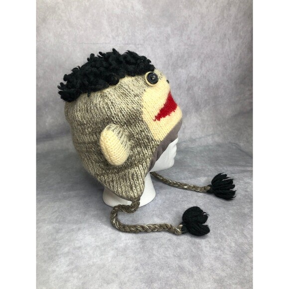 Sock monkey beanie - Picture 2 of 5